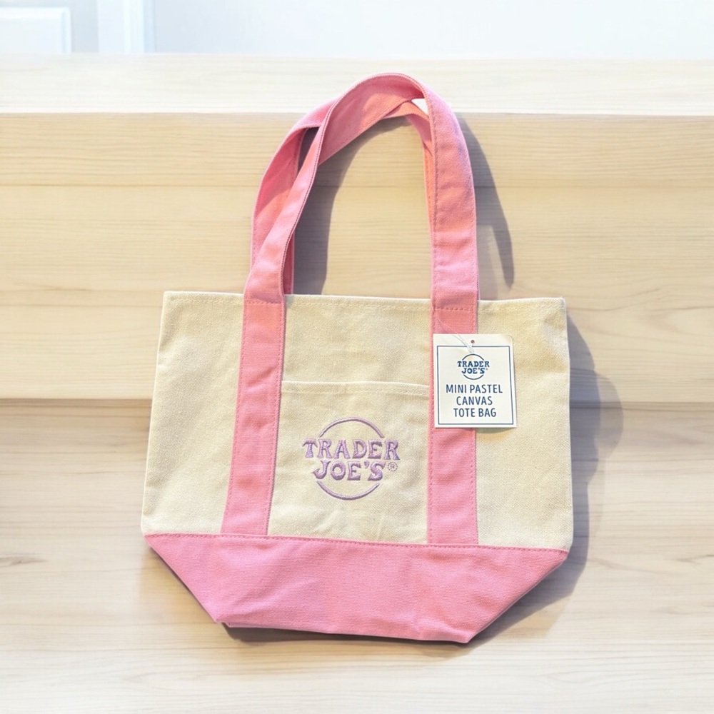 Trader Joe’s | Pastel Pink Mini Tote | NEW